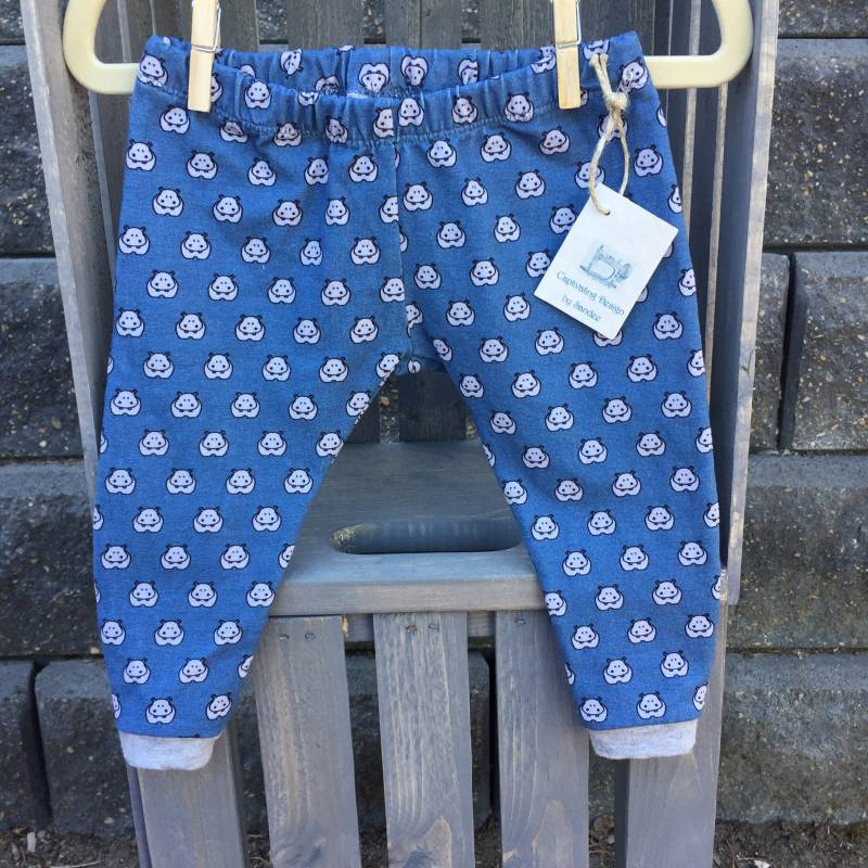 Nilpferd Baby Leggings, Leggings Im Print von DesignbySandee