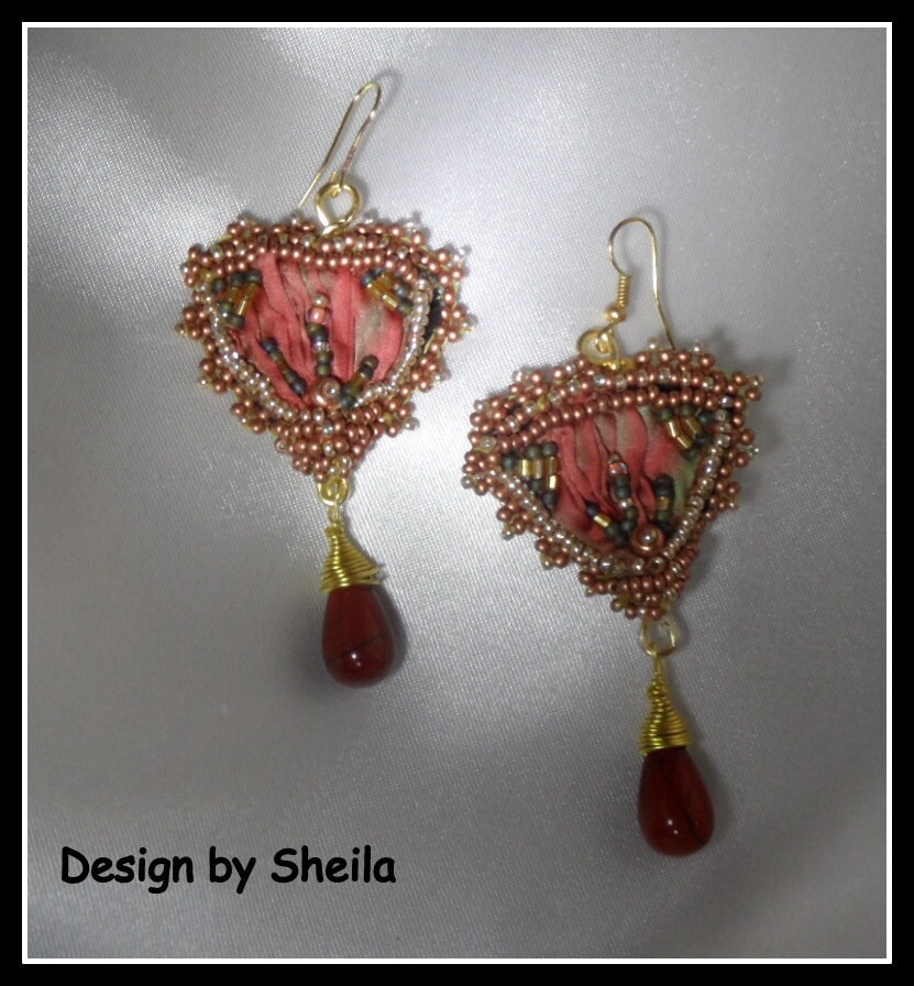 Herbst Wald - Perlen Ohrringe Herbst Wald - Perlen Ohrringe von DesignbySheila
