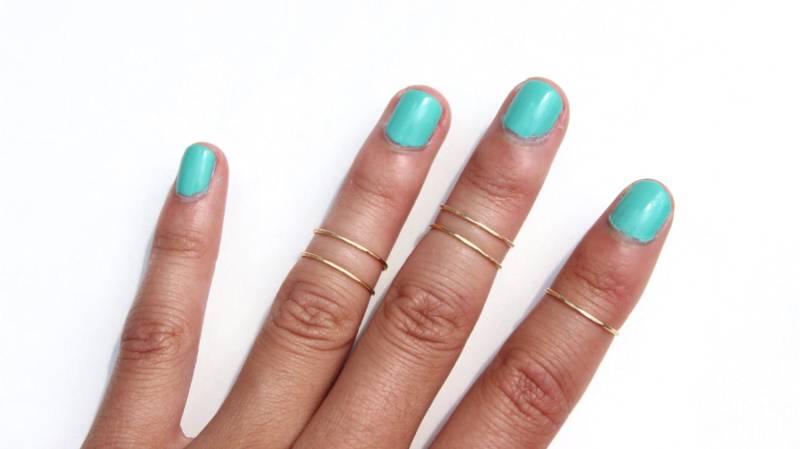 Knöchel Ringe Set Von 5 von DesignedByLei