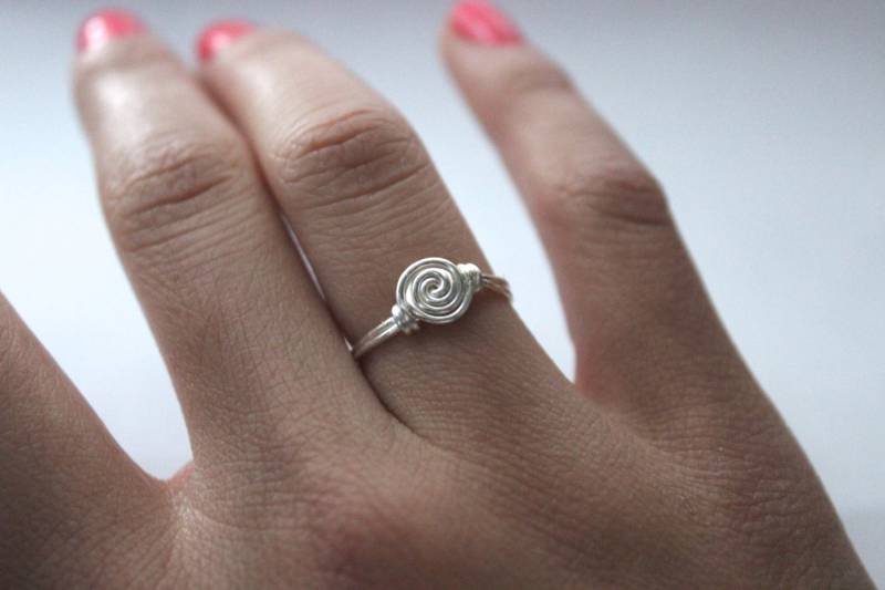 Silber Rose Ring von DesignedByLei