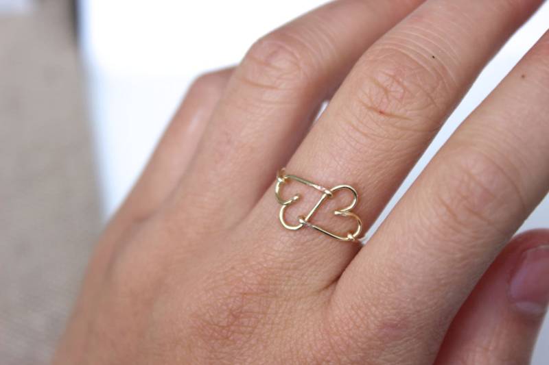 Unendlich Herz Gold Ring von DesignedByLei