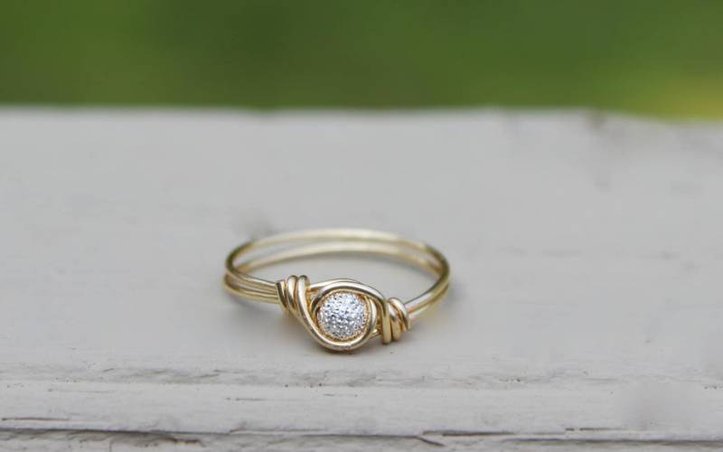 Zierlicher Goldring von DesignedByLei