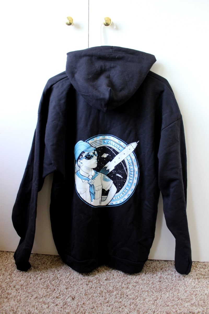 L-xxl Für Erwachsene Junior Rocketeer Geschwader Reißverschluss Vorne Hoodie von DesignedByMonkeys