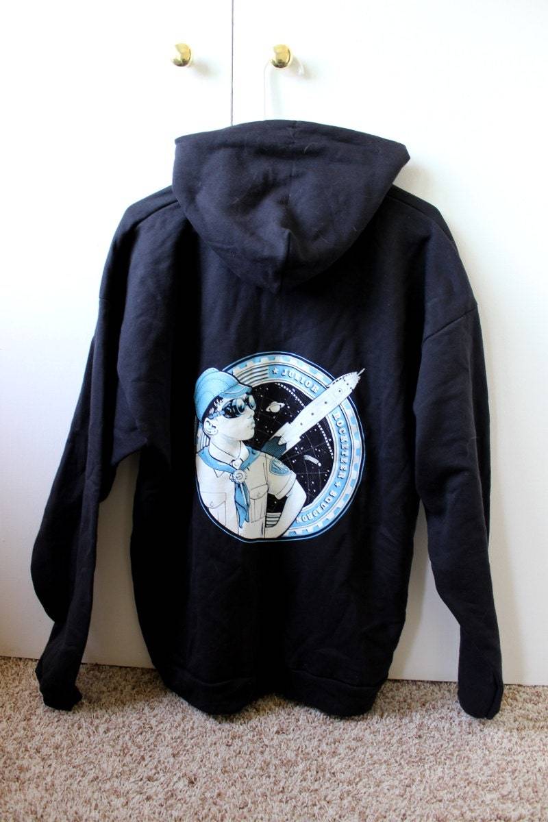 L-xxl Für Erwachsene Junior Rocketeer Geschwader Reißverschluss Vorne Hoodie von DesignedByMonkeys
