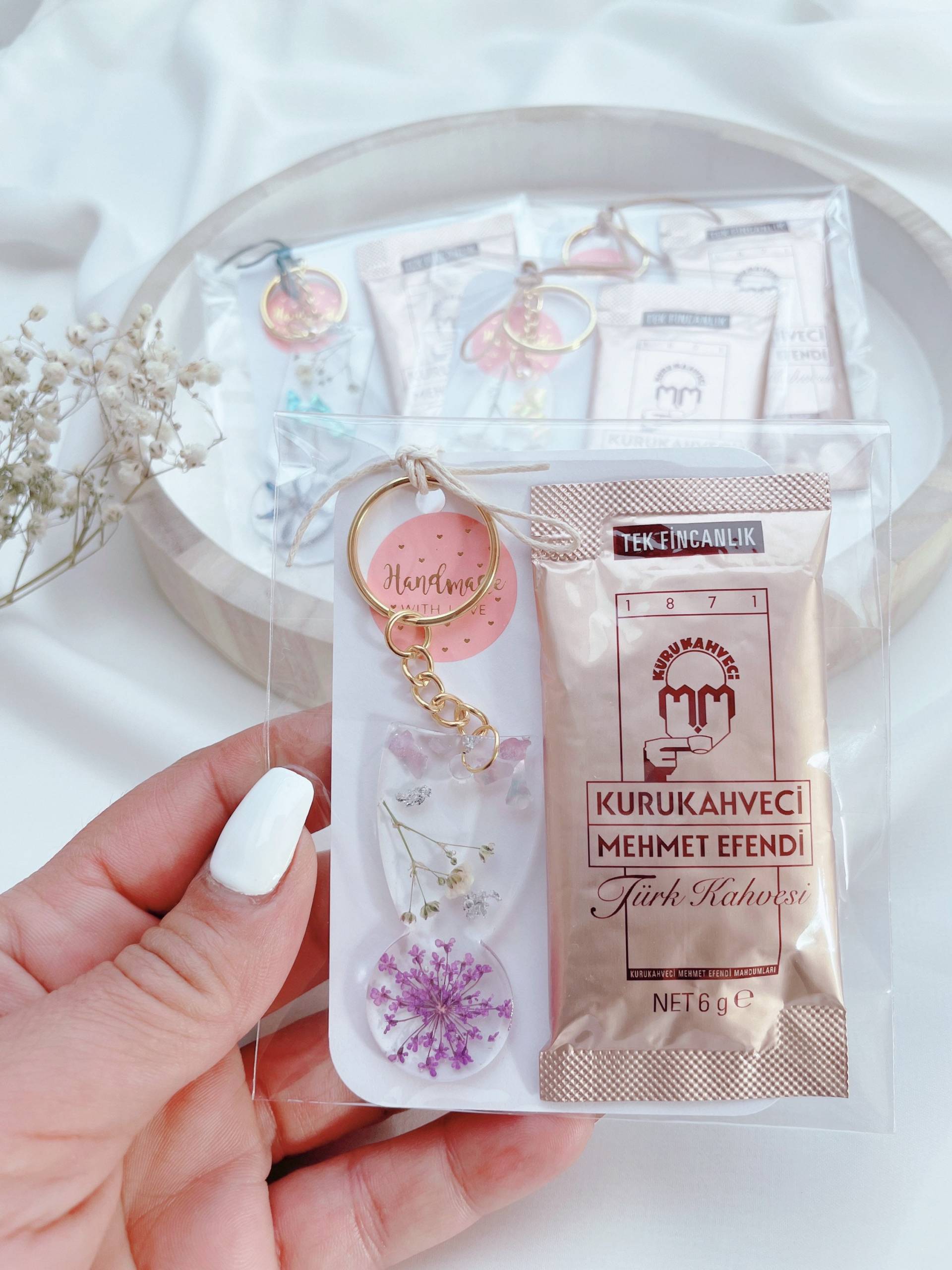 10 Gastgeschenke/Schlüsselanhänger Wagenlöser Mit Kaffee von DesignedByUmbrella