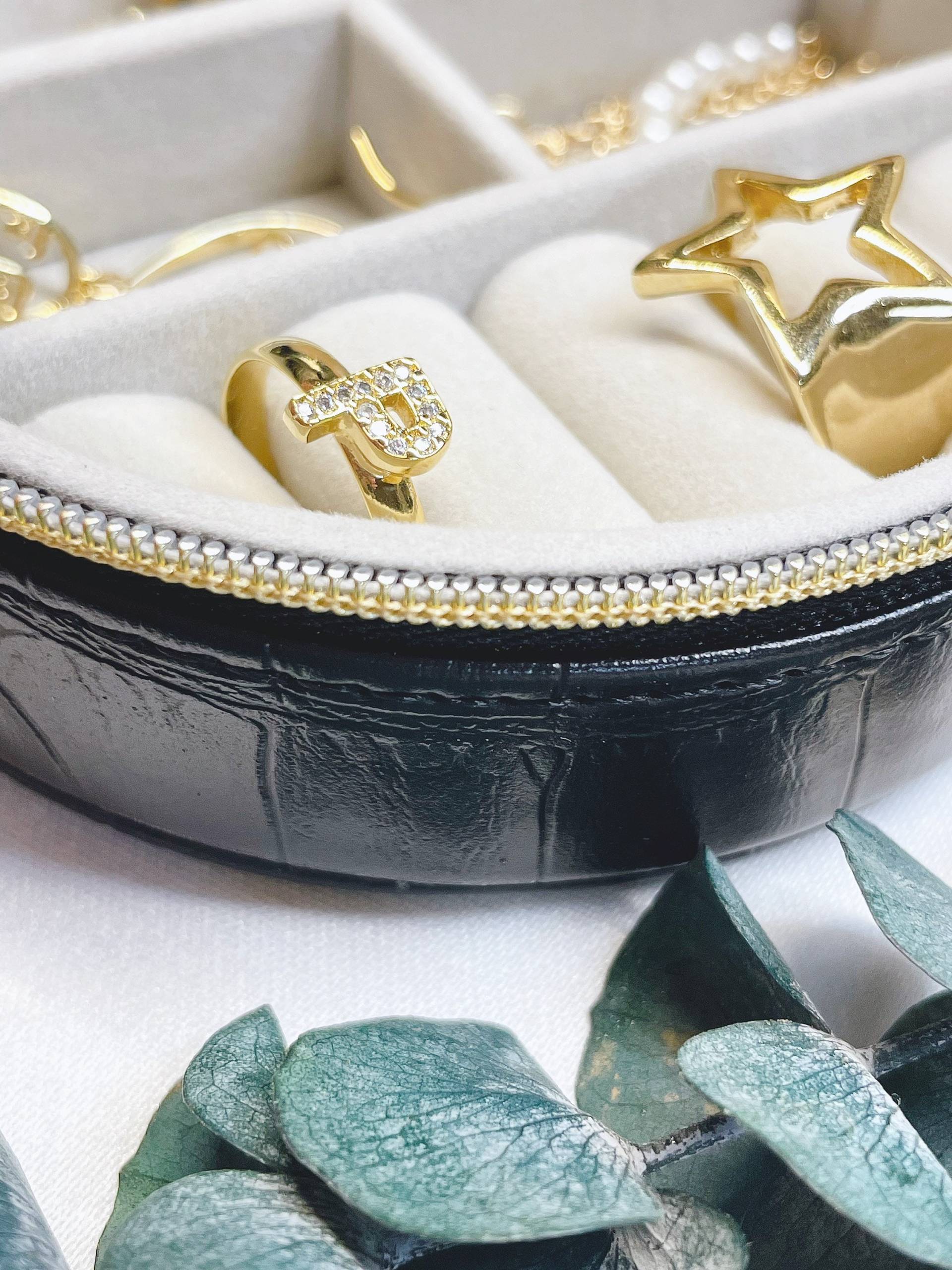 Letter Ringe von DesignedByUmbrella