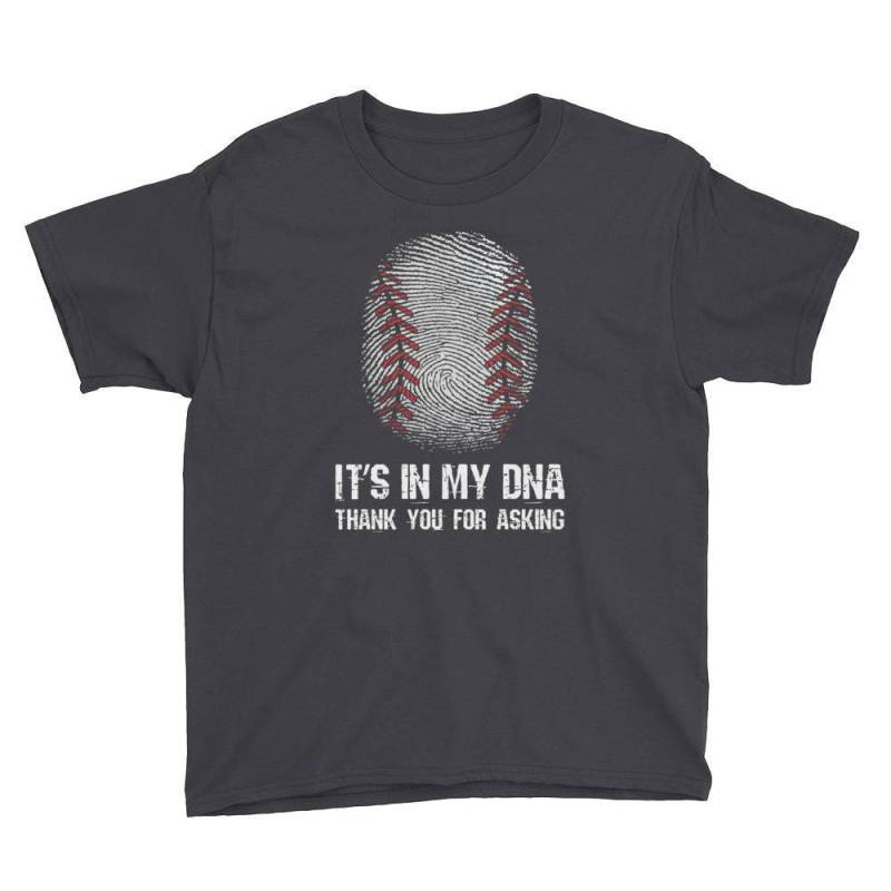 Kinder Baseball Tshirt | Es Ist in Meiner Dna Shirt Jungen T-Shirt T-Shirt von DesignedInInkApparel