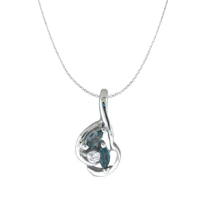 Alexandrit Diamant Anhänger in 14K Gold Alexandrit Diamant Anhänger in 14K Gold von DesignedbyEllens