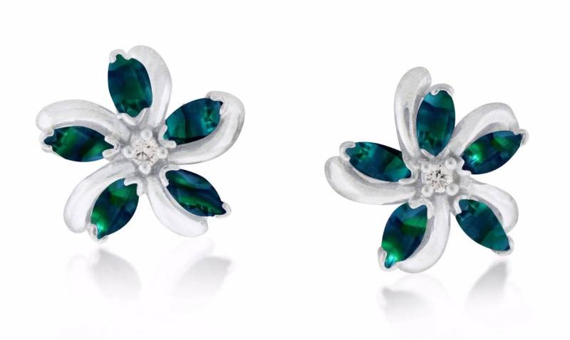Alexandrit Diamant Ohrring - Natürlicher in 14K Weiß Oder Gelbgold. Mit Certifkat.kostenloser Versand Usa Alexandrit Diamant Ohrring - Natürlicher in 14K Weiß Oder Gelbgold. Mit Certifkat.kostenloser Versand Usa von DesignedbyEllens