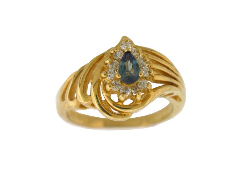 Alexandrit-Diamant-Ring - Natürlichen Alexandrit in 14K Gelbgold Mit Zertifikat Kostenloser Versand Die Usa Alexandrit-Diamant-Ring - Natürlichen Alexandrit in 14K Gelbgold Mit Zertifikat Kostenloser Versand Die Usa von DesignedbyEllens