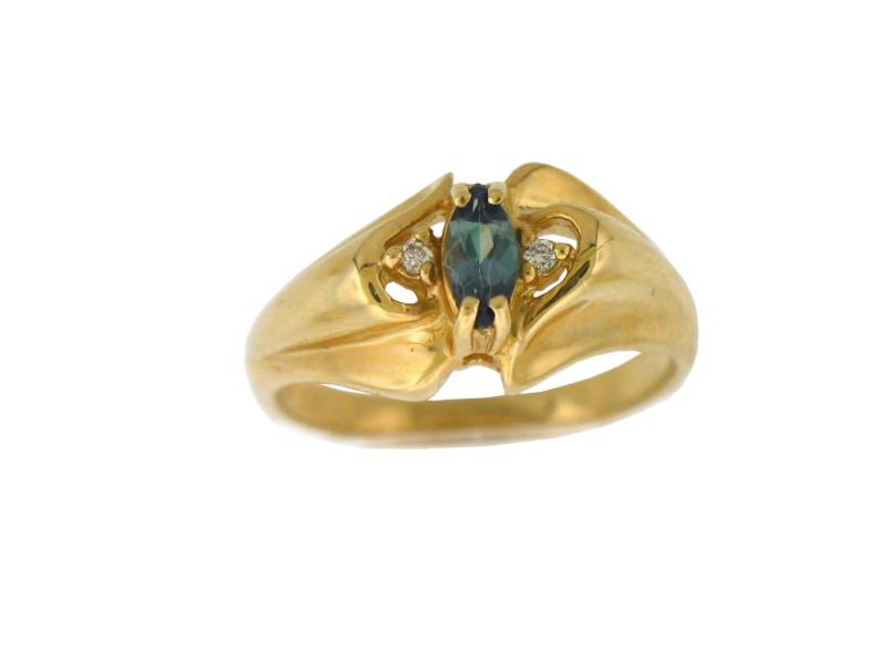 Alexandrit-Diamant-Ring - Natürlichen Alexandrit in 14K Gelbgold Mit Zertifikat Kostenloser Versand Die Usa Alexandrit-Diamant-Ring - Natürlichen Alexandrit in 14K Gelbgold Mit Zertifikat Kostenloser Versand Die Usa von DesignedbyEllens