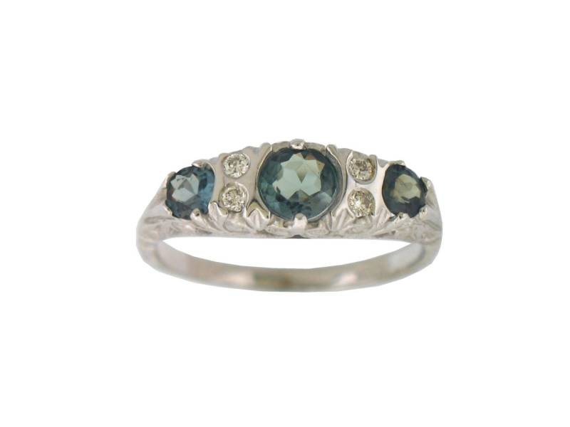 Alexandrit Diamant Ring - Natürlicher in 585Er Weißgold Mit Zertifikat Alexandrit Diamant Ring - Natürlicher in 585Er Weißgold Mit Zertifikat von DesignedbyEllens