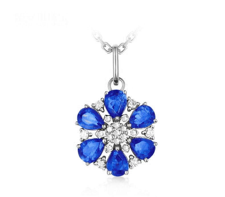 Echter Saphir Anhänger .realer Echter = 0.90 Karat Mit Diamant in 14K Gold Gefasst. Kostenloser Versand Den Usa Echter Saphir Anhänger .realer Echter = 0.90 Karat Mit Diamant in 14K Gold Gefasst. Kostenloser Versand Den Usa von DesignedbyEllens