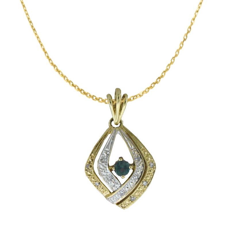 Natürliche Alexandrit Halskette in 585 Gelbgold Mit Zertifikat Natürliche Alexandrit Halskette in 585 Gelbgold Mit Zertifikat von DesignedbyEllens