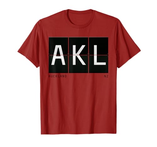 AKL Auckland New Zealand Retro Flughafen Code Traveler T-Shirt AKL Auckland New Zealand Retro Flughafen Code Traveler T-Shirt von Designer Airport Code Travel