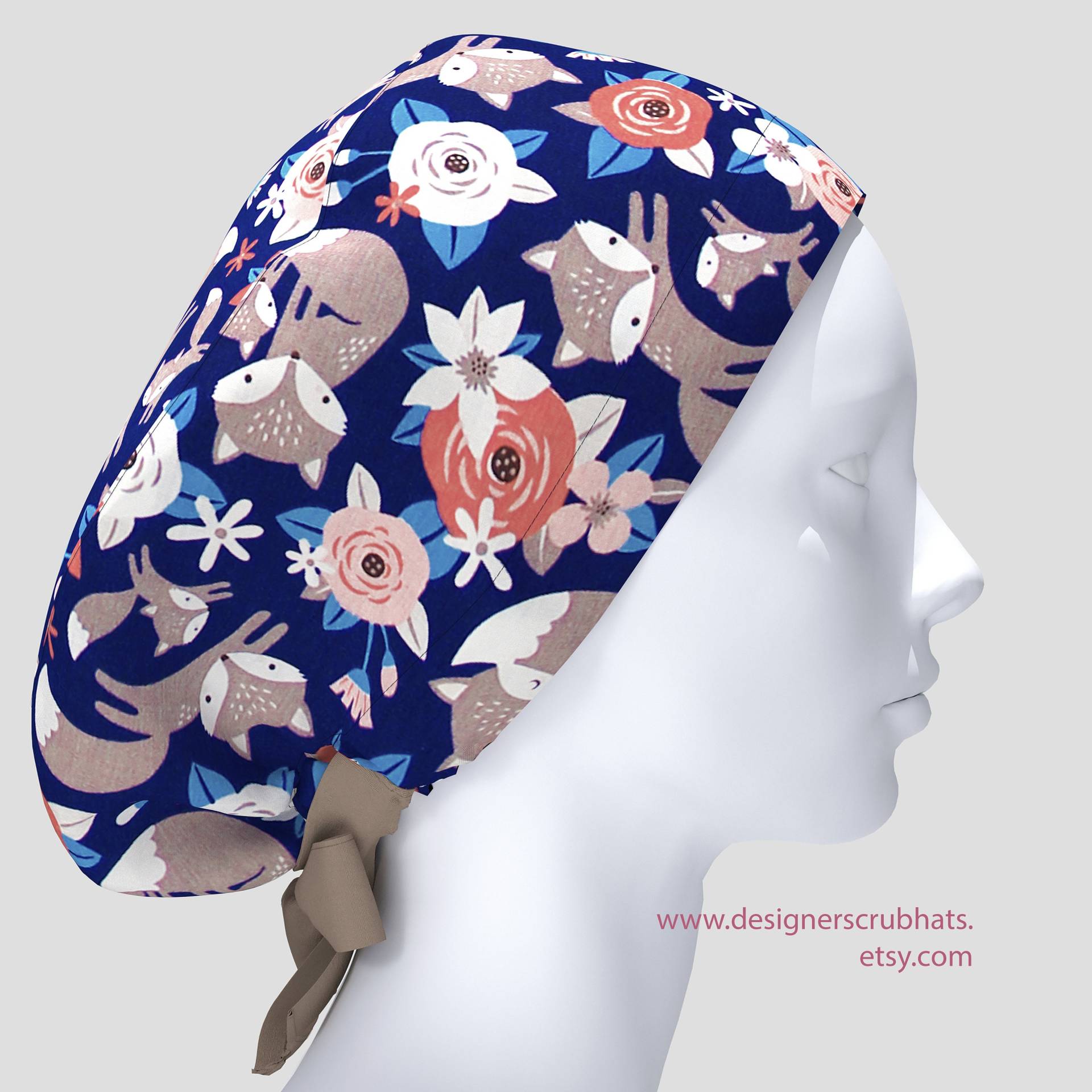 Feengarten-Peelingmützen Für Frauen, Op-Haube, Krankenschwestermütze Mit Niedlichen Drucken Feengarten-Peelingmützen Für Frauen, Op-Haube, Krankenschwestermütze Mit Niedlichen Drucken von DesignerScrubhats