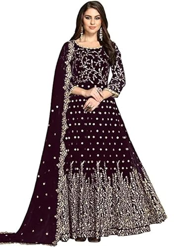 Designerharsha Ready to Wear Damen Kollektion Wear Reception Function Wear Stickerei Arbeit Anarkali Kleid, Wahl 1, Einheitsgröße Designerharsha Ready to Wear Damen Kollektion Wear Reception Function Wear Stickerei Arbeit Anarkali Kleid, Wahl 1, Einheitsgröße von Designerharsha