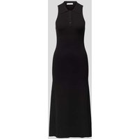 Designers Remix Midikleid in Ripp-Optik in Black, Größe M von Designers Remix