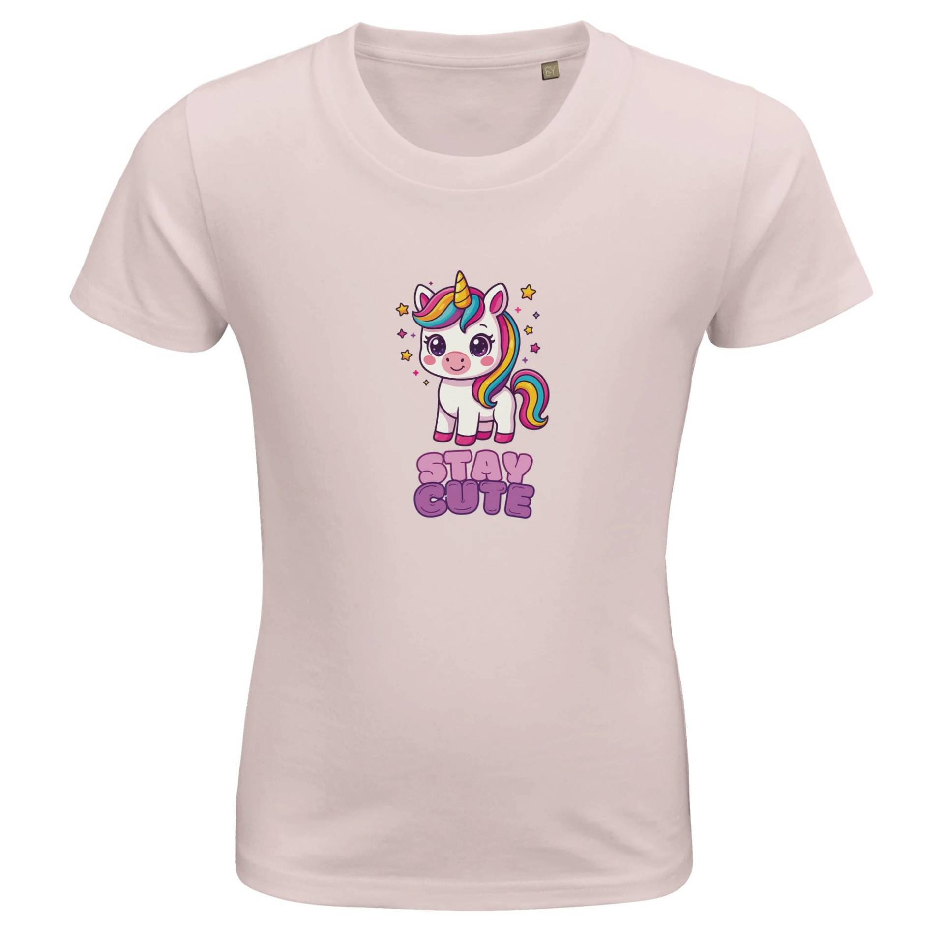 Kinder T-Shirt Mit Einhorn - „stay Cute" 100% Bio-Baumwolle Nachhaltige Mode Für Mädchen & Jungen Kinder T-Shirt Mit Einhorn - „stay Cute" 100% Bio-Baumwolle Nachhaltige Mode Für Mädchen & Jungen von DesignfabrikMurtal