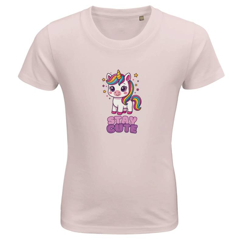 Kinder T-Shirt Mit Einhorn - „stay Cute" 100% Bio-Baumwolle Nachhaltige Mode Für Mädchen & Jungen Kinder T-Shirt Mit Einhorn - „stay Cute" 100% Bio-Baumwolle Nachhaltige Mode Für Mädchen & Jungen von DesignfabrikMurtal
