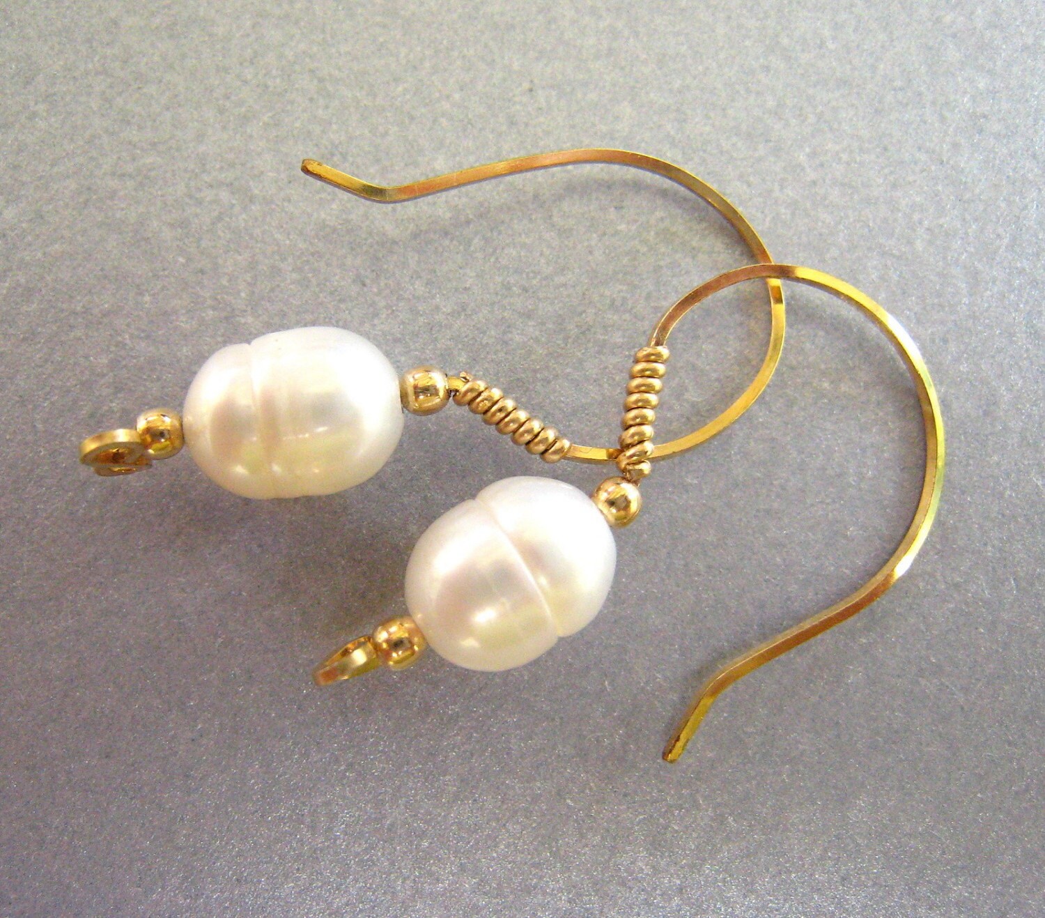 Süßwasserperlen, 14K Gf Ohrringe Perfekt Für Hochzeit Brautjungfern von DesigningIt