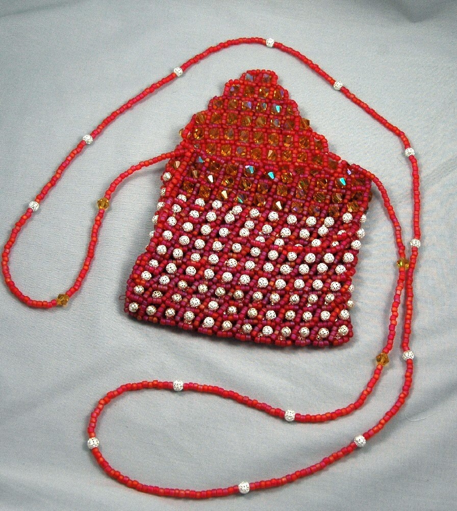 Rot Silber Und Gold Abend Tasche von DesigningRoseStore