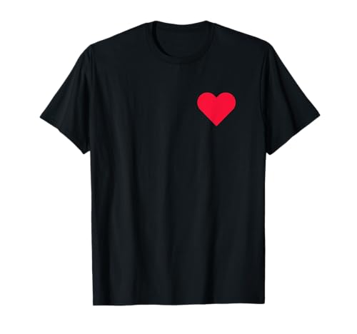 Hemd Mit Rotem Herz Damen Mädchen Herren - Süß Red Heart T-Shirt von Designs Mit Herz für Damen & Herren