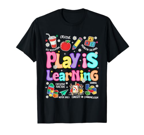 Play is Learning Pädagogische Lehrerin Frauen T-Shirt Play is Learning Pädagogische Lehrerin Frauen T-Shirt von Designs Play Is Learning Educational Teacher
