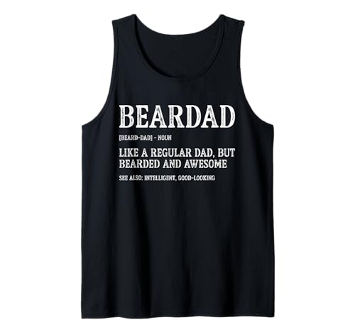 Herren Bärtiger Vater Lustiger Bartvater definierte Toller Bartwachsender Vater Tank Top Herren Bärtiger Vater Lustiger Bartvater definierte Toller Bartwachsender Vater Tank Top von Designs for Dads with Beards by A Bearded Grandpa