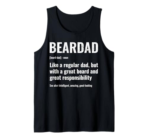 Herren Bärtiger Vater Lustiger Bartvater definierte Toller Bartwachsender Vater Tank Top Herren Bärtiger Vater Lustiger Bartvater definierte Toller Bartwachsender Vater Tank Top von Designs for Dads with Beards by A Bearded Grandpa