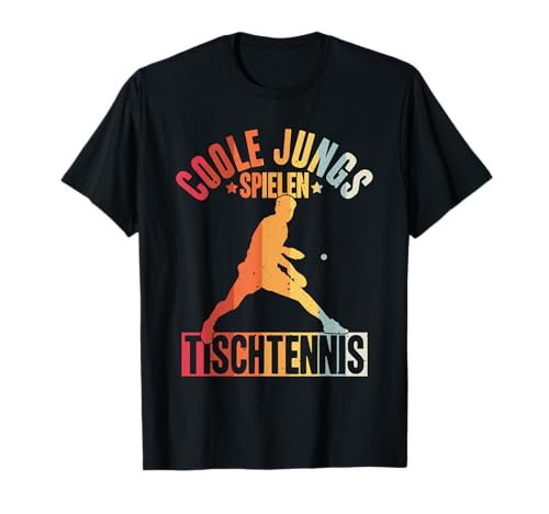 Coole Jungs Spielen Tischtennis Kinder Ping Pong Jungen T-Shirt von Designs für Coole Jungs - Tischtennis Sprüche