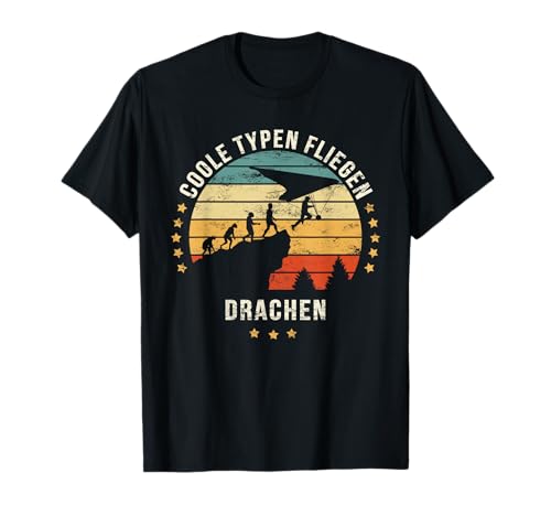 Herren COOLE TYPEN FLIEGEN DRACHEN | Spruch Drachenfliegen T-Shirt Herren COOLE TYPEN FLIEGEN DRACHEN | Spruch Drachenfliegen T-Shirt von Designs und Geschenkideen für Drachenflieger Fans