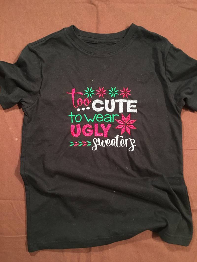 Erwachsene Zu Niedlich, Um Hässliche Pullover T-Shirt Zu Tragen von DesignsByDutches