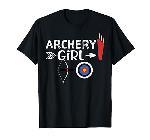 Bogenschützin: Archery Girl - Bogenschießen T-Shirt von DesignsByJnk5 Bogenschießen