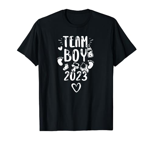 Baby Party: Team Boy 2023 - Junge Sprüche T-Shirt von DesignsByJnk5 Familie