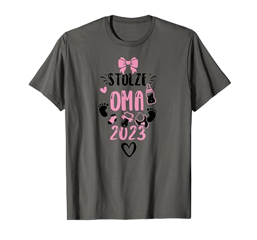 Oma: Stolze Oma 2023 - Mädchen Sprüche T-Shirt von DesignsByJnk5 Familie