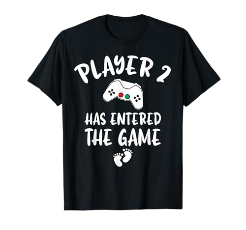 Zocken: Player 2 Has Entered The Game - Baby Sprüche T-Shirt von DesignsByJnk5 Familie