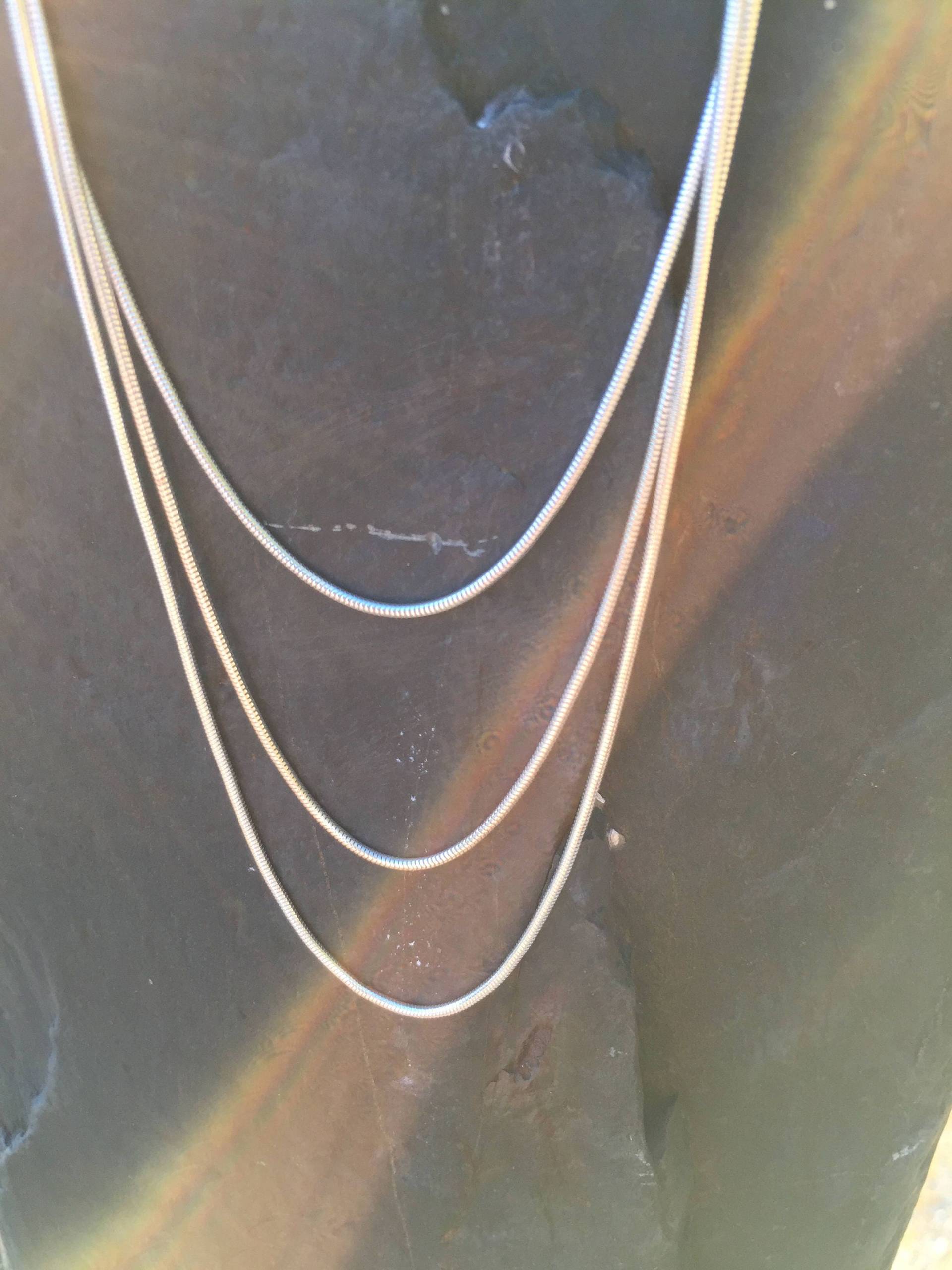 Schlangenkette Aus Sterlingsilber Schlangenkette Aus Sterlingsilber von DesignsByLoneWolf