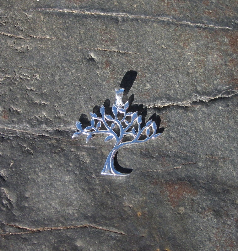 sterling Silber Baum Des Lebens Anhänger - #442 von DesignsByLoneWolf