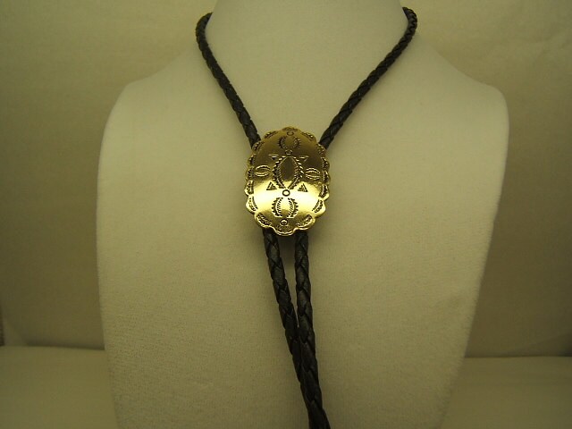 Western-Schmuck Messing Poliert Bolo Tie Lariat Bola Boho Kleidung Hochzeit Krawatte Halskette Usa Jewelry 60515-5 von DesignsByMaral