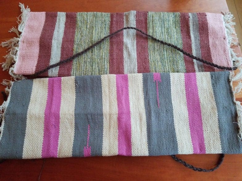 Yoga-Matte Tasche, Teppich-Tasche, Yoga-Matte-Geschenke, Upcycled Umfunktioniert, Recycling, Yoga-Matte-Träger, Yoga-Matte-Halter, Gewebte von DesignsEntwined