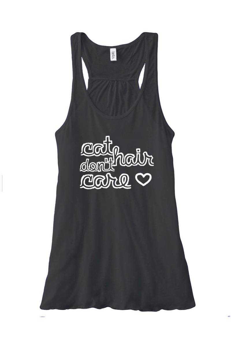 Katze Nicht Haarpflege - Flowy Racerback Tank von DesignsFromJess