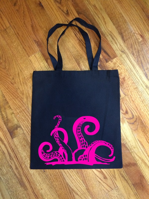 Oktopus Tentakeln - Tragetasche von DesignsFromJess