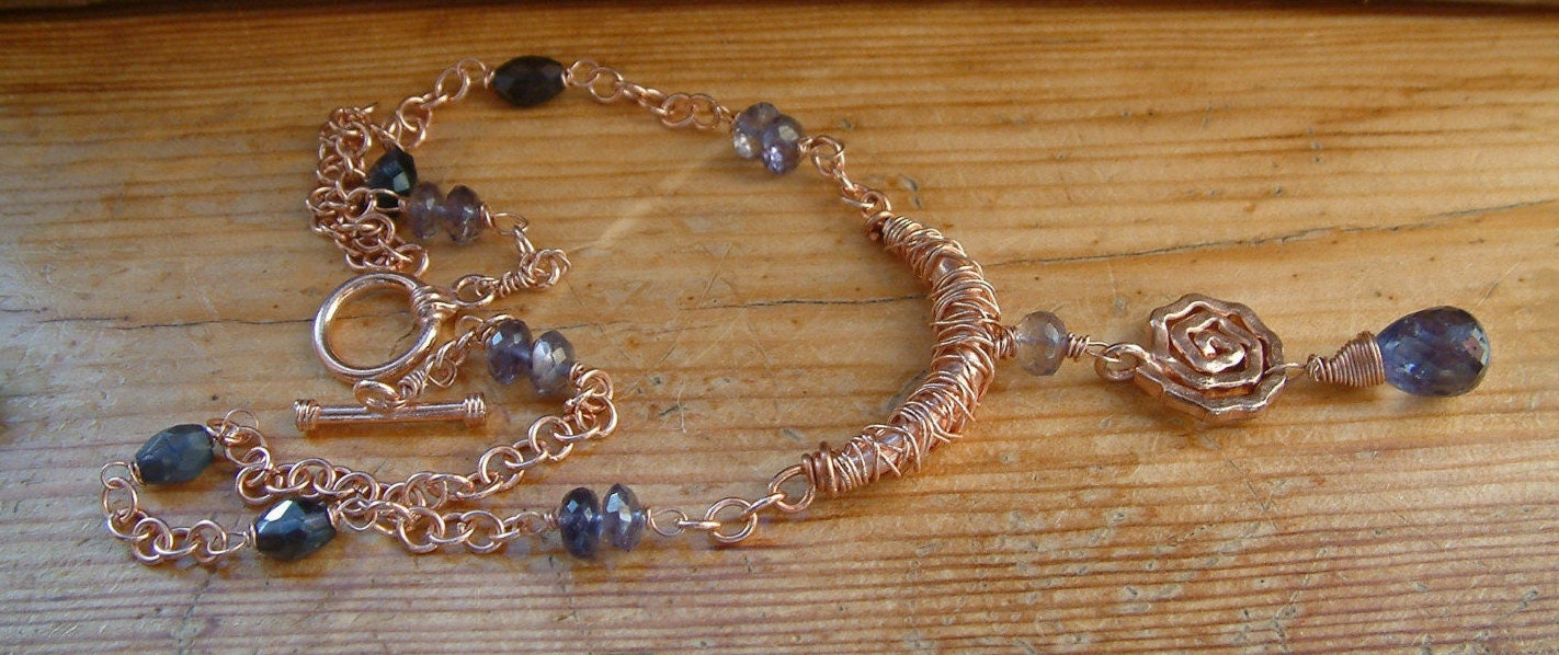 Iolite Thai Karen Rose Gold Vermeil Halskette Von Designs Auf Benbecula Iolite Thai Karen Rose Gold Vermeil Halskette Von Designs Auf Benbecula von DesignsOnBenbecula2