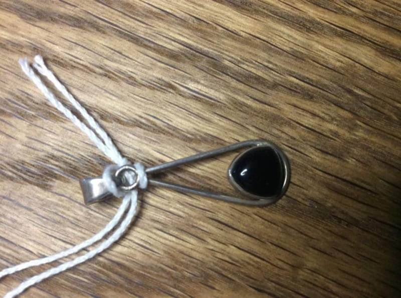 Onyx Silber Halskette Onyx Silber Halskette von DesignsOnBenbecula2