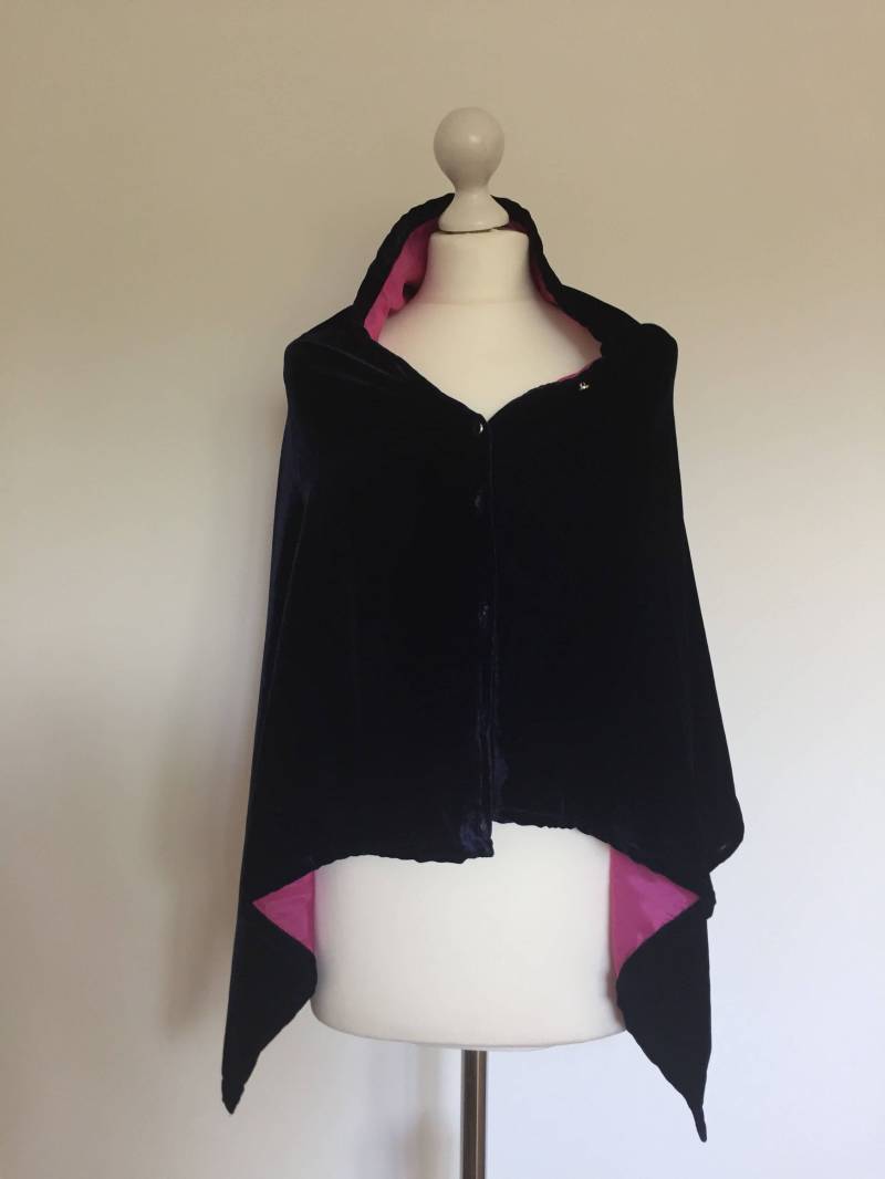 Samt Wickeln, Poncho, Schal, Cape 4 in 1 von DesignsToBe