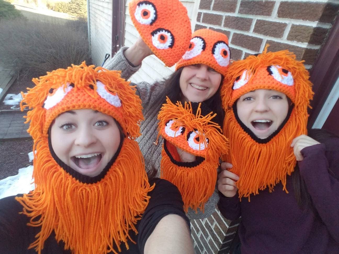 Rocky Hat Philadelphia Flyers Maskottchen Mit Abnehmbarem Bart Rocky Hat Philadelphia Flyers Maskottchen Mit Abnehmbarem Bart von DesignsbyDaniellemb