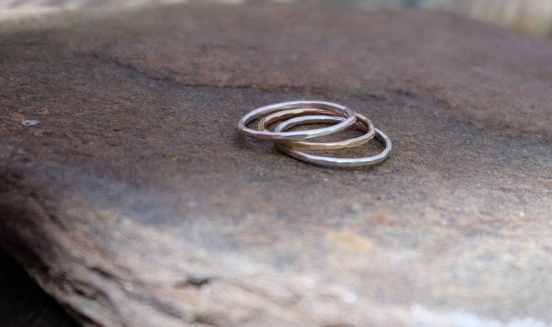 Gold Und Silber Stapelringe Gold Und Silber Stapelringe von DesignsbyJanette