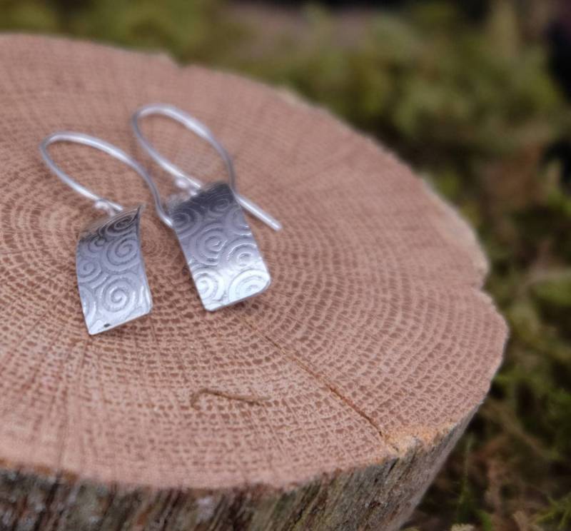 Strudel Ohrringe Aus Sterling Silber von DesignsbyJanette