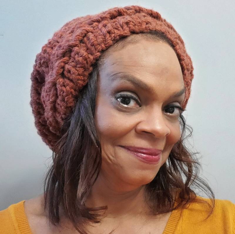 Handgehäkelte, Mit Satin Gefütterte Beanie-Mütze in 3 Größen von DesignsbyLadyBee